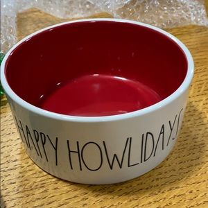RAE DUNN HAPPY HOWLIDAYS PET BOWL
